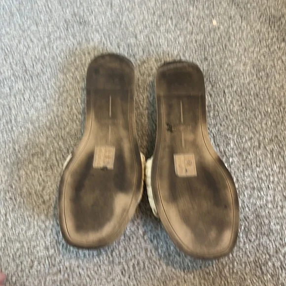 Dolce Vita Woven Cream Sandals - Picture 3 of 3